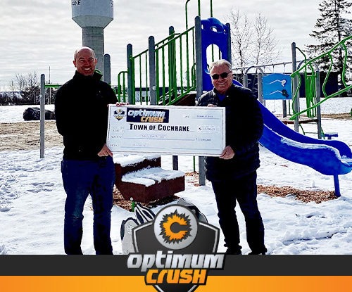 Optimum Crush Donates to Local Mining Community