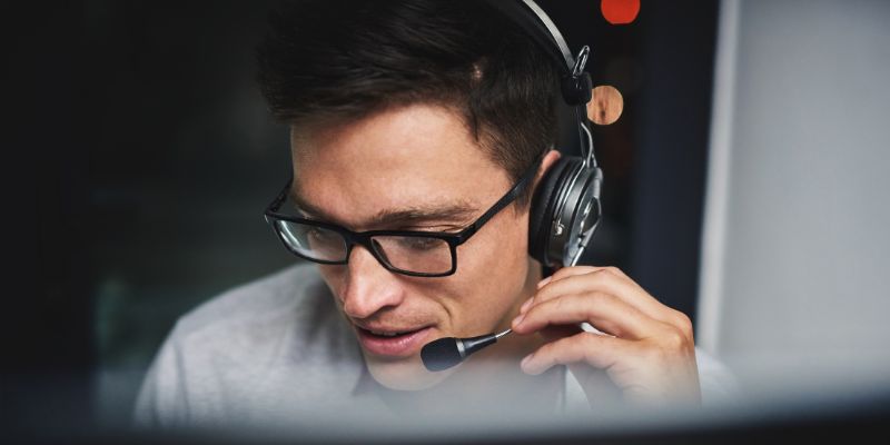 A person provides 24/7 tech support